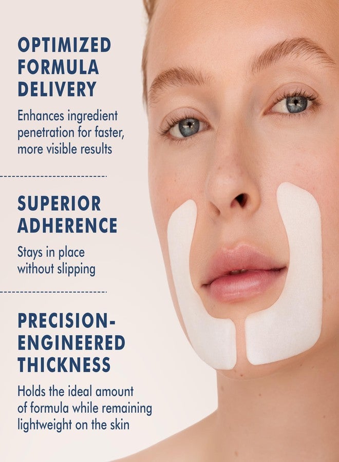 سكاين أيسلندا لصقات سكين أيسلندا هيدرو كول لشدّ خطوط الابتسامة، علاج تنعيم لمدة 10 دقائق مع الببتيدات وحمض الهيالورونيك، لجميع أنواع البشرة، 4 أزواج - Image 4